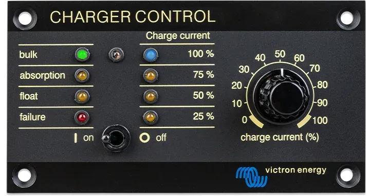 Victron Charger Control ekran ve kontrol paneli