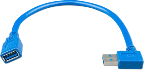 Victron USB extension cable one side right angle kablo