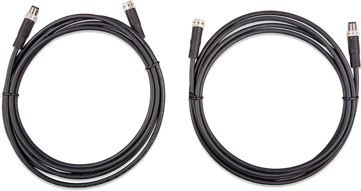 Victron M8 circular connector Male/Female 3 pole cable kablo