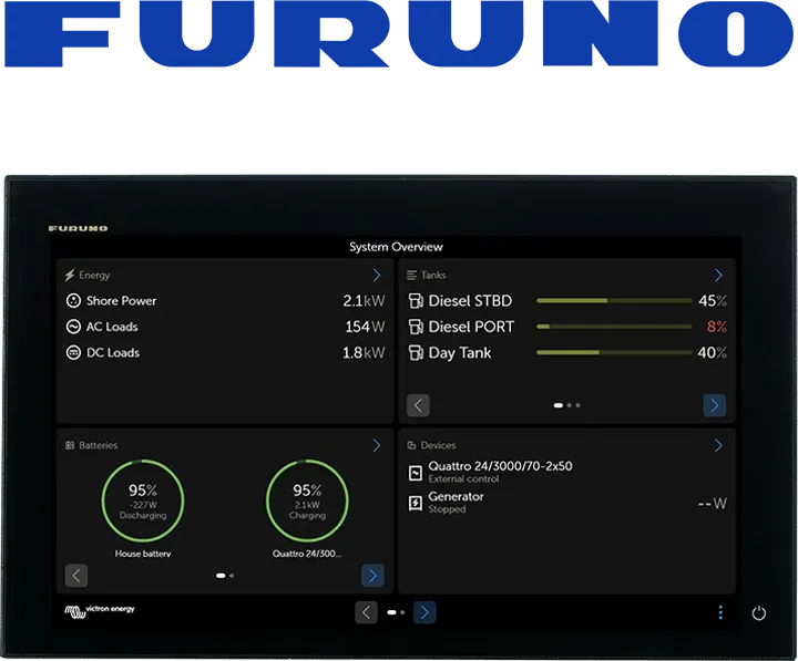 Victron Marine MFD GX integration - Furuno tekne MFD entegrasyonu