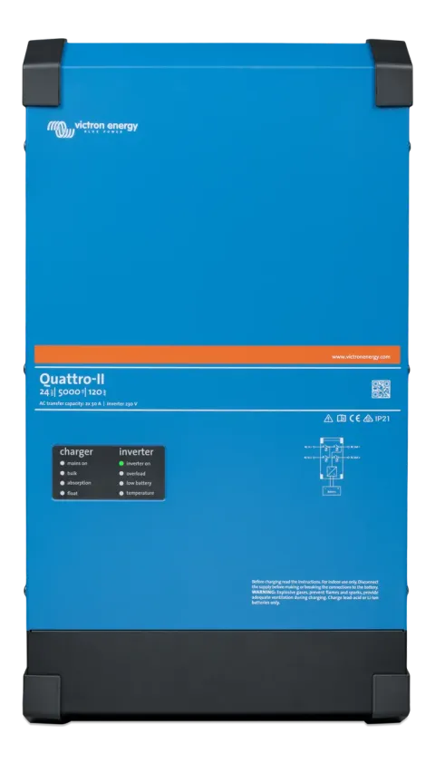Victron Quattro-II iki AC girişli invertör/şarj cihazı — görsel 2