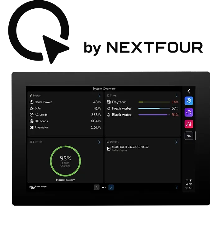 Victron Marine MFD GX integration - Q Display tekne MFD entegrasyonu