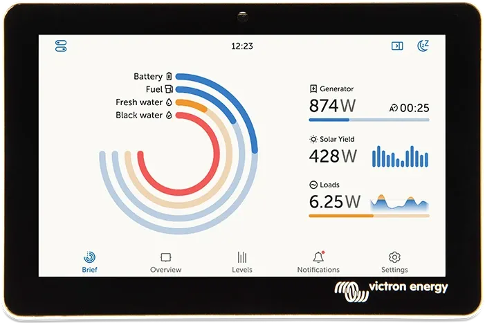 Victron GX Touch 50 & 70 dokunmatik ekranlar
