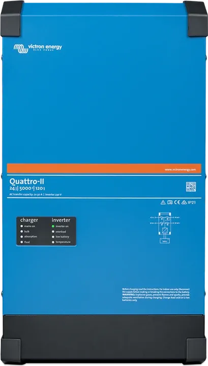 Victron Quattro-II iki AC girişli invertör/şarj cihazı